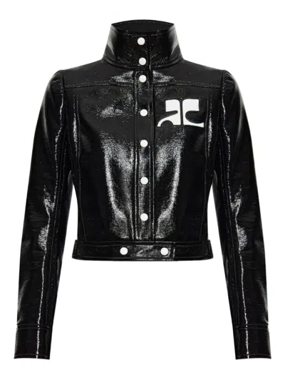 COURRÈGES BLACK RE-EDITION VINYL JACKET