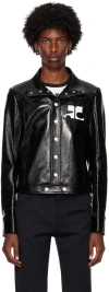 COURRÈGES BLACK REEDITION VINYL JACKET