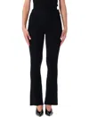 Courrèges Black Rib-knit Pants With Pockets In Black