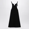 Courrèges Ribbed Mini Dress In Black