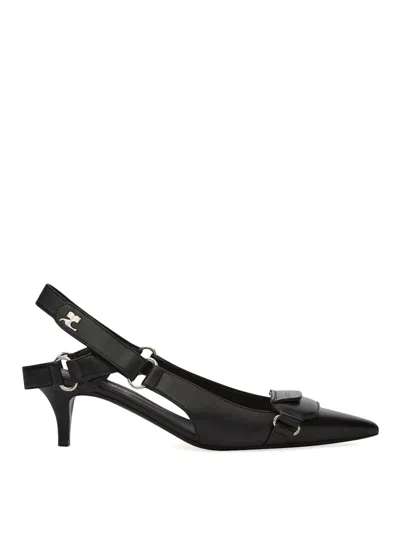Courrèges Sandalias - Negro In Black