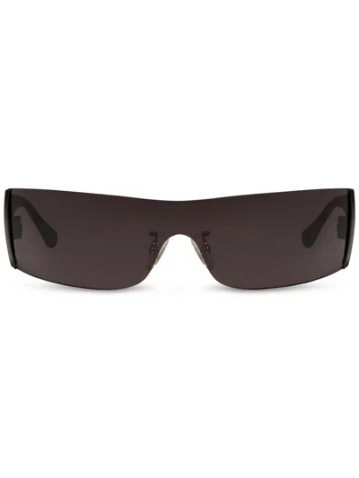 COURRÈGES BLACK SHIELD SUNGLASSES