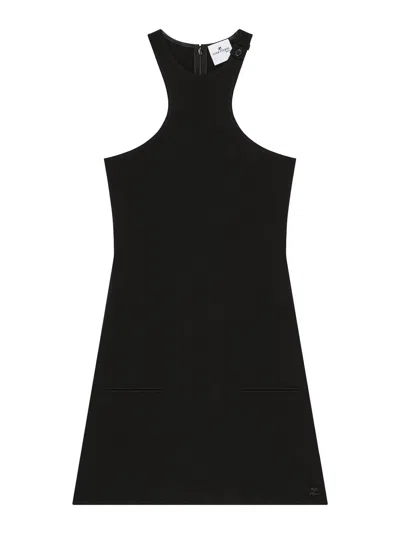 COURRÈGES BLACK SHORT DRESS