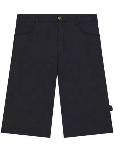COURRÈGES BLACK SHORTS WITH POCKETS