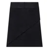 Courrèges Inifinity Satin Midi Skirt In Black