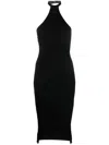 Courrèges Courreges Pre Sleeveless Long Dress In Black