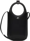 Courrèges Slim Holy Handbag In 9999 Black