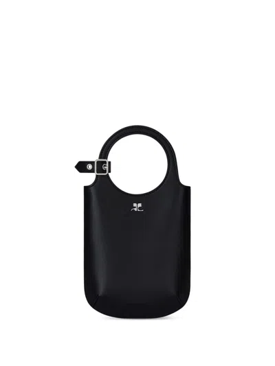Courrèges Black Slim Holy Crossbody Bag