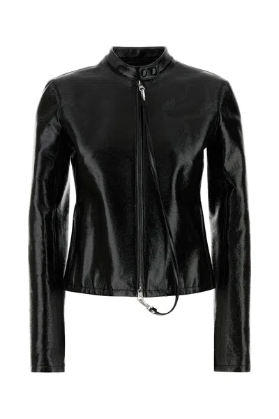 Courrèges Courreges Black Stretch Vynil Jacket
