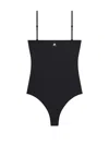 Courrèges Black Swimsuit With Adjustable Straps