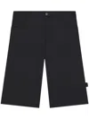 Courrèges Black Shorts With Pockets In Black