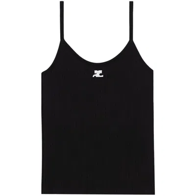 COURRÈGES BLACK TOPS