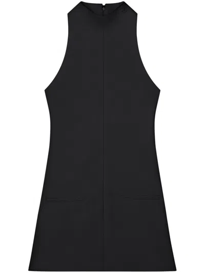 COURRÈGES COURREGÈS BLACK TWILL DRESS