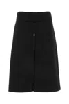 Courrèges Midi Twill Skirt With Zipper