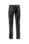Courrèges Courreges Black Vinyl Pant In Black