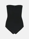Courrèges Black Viscose Blend Bodysuit In Black
