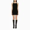 COURRÈGES COURRÈGES BLACK VISCOSE BLEND MINI DRESS