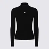 Courrèges Sweaters Blacks And Greys In Black