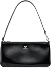 Courrèges Rectangular Naplack Pouch Adjustable Strap In Black