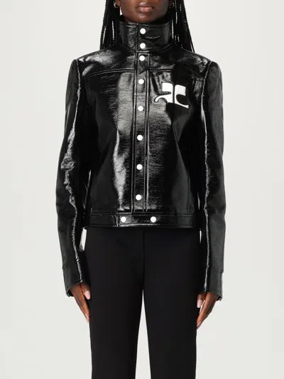 COURRÈGES JACKET COURRÈGES WOMAN COLOR BLACK,H21453002