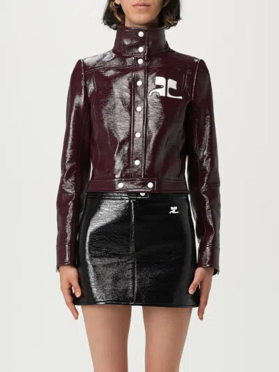 COURRÈGES BLAZER COURRÈGES WOMAN COLOR VIOLET,H11713019