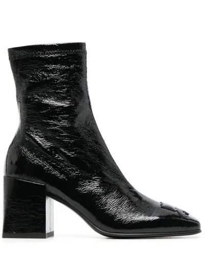 Courrèges Courreges Woman Ankle Boots Black Size 11 Polyurethane