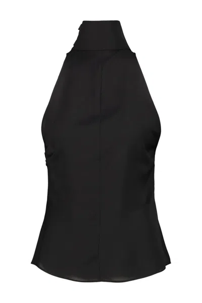 COURRÈGES COURRÈGES BLOUSE SCARF MOCKNECK