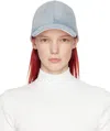 COURRÈGES BLUE SIGNATURE DENIM CAP