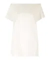 Courrèges Boat-neck Cotton Bodysuit In White
