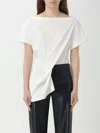 Courrèges White Boatneck Bodysuit In White