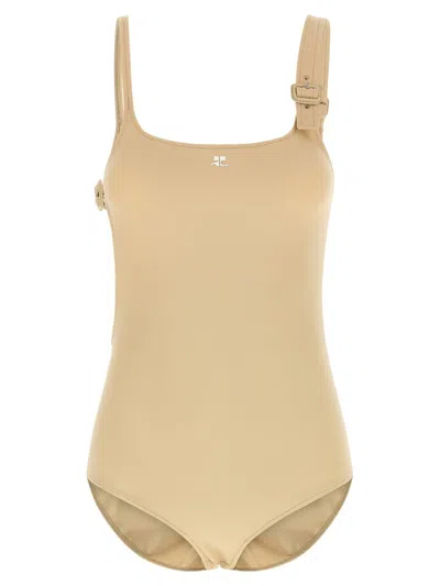 Courrèges Courreges Women Body Cut-out In Brown