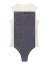 Courrèges Round-collar Sleeveless Jumpsuit In Grey