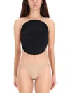 Courrèges Body Illusion Circle In Black