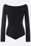 Courrèges Courreges "invisible Front Zip Bodycon Dress" In Black