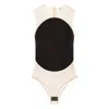 Courrèges Circular Panel Fitted Sleeveless Top In Black