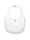 Courrèges Round Handle Shoulder Bag In White