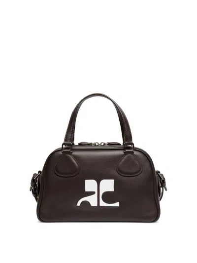 Courrèges Hand Bag In Brown