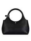 Courrèges Holy Day Leather Bag In Black