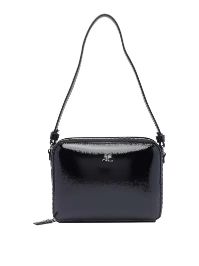 COURRÈGES MIRROR CHAINED CLOUD BAG