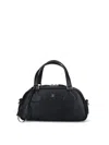 Courrèges Courreges Pre Friday Leather Bowling Bag In Black
