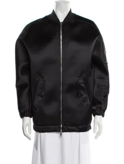 Pre-owned Courrèges Bomber Jacket In Gray