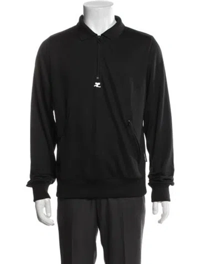 Pre-owned Courrèges Bomber Jacket In Gray