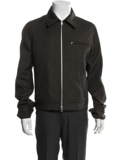 Pre-owned Courrèges Bomber Jacket In Gray