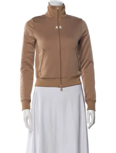 Pre-owned Courrèges Bomber Jacket In Neutral