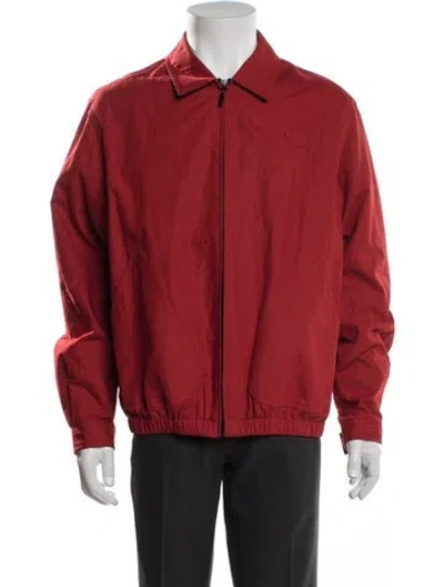 Pre-owned Courrèges Bomber Jacket In Red