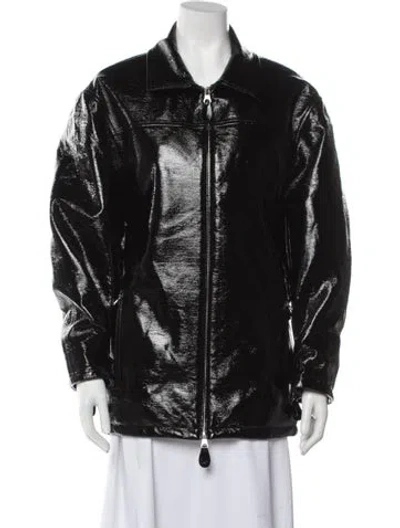 Pre-owned Courrèges Bomber Jacket W/ Tags In Black