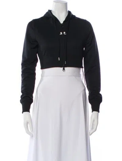 Pre-owned Courrèges Bomber Jacket W/ Tags In Black