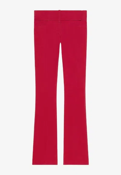 COURRÈGES BOOTCUT BELTED PANTS