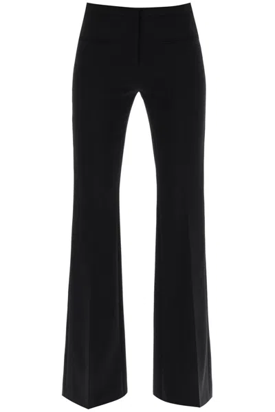 Courrèges Bootcut Flared Tailored Trousers In Black