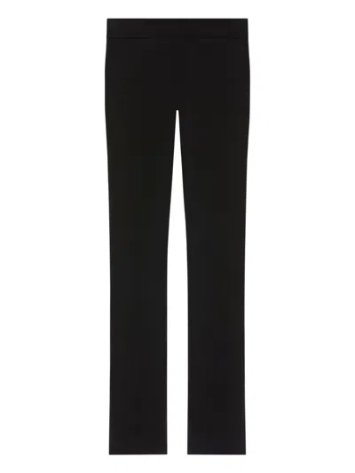 Courrèges Bootcut Interlock Trousers In Black
